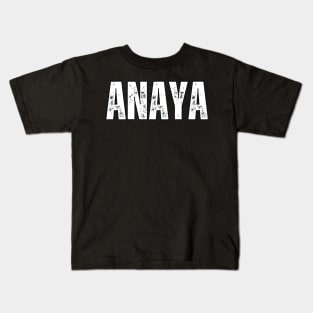 Anaya Name Gift Birthday Holiday Anniversary Kids T-Shirt